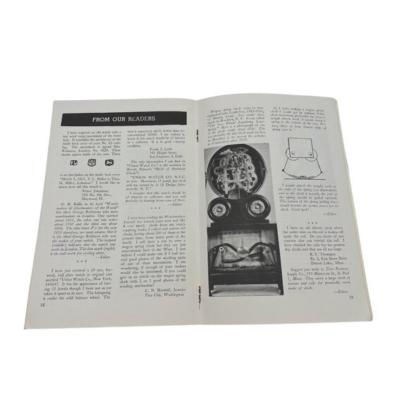 Vintage Watchmakers Journal 1959 September-October & November-December Issues - Picture 8 of 9